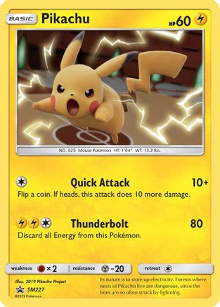 Pikachu - SM227/248 - SM Promos Holofoil