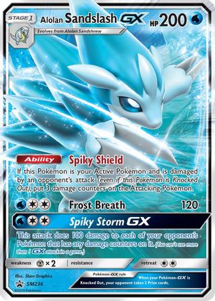 Alolan Sandslash GX - SM236/248 - SM Promos Holofoil