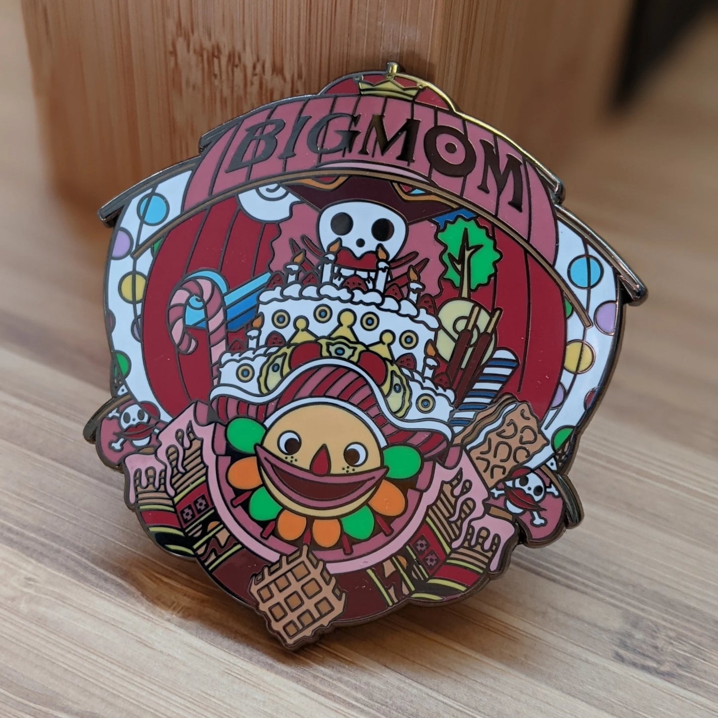 Queen Mama Chanter Pin (Pixelized Panda)