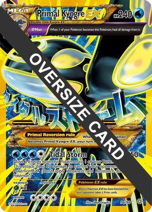 Primal Kyogre EX - 96/98 - Jumbo Cards Holofoil