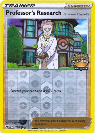 Professor's Research - 178/202 (Regional Championships) - League & Championship Cards Reverse Holofoil