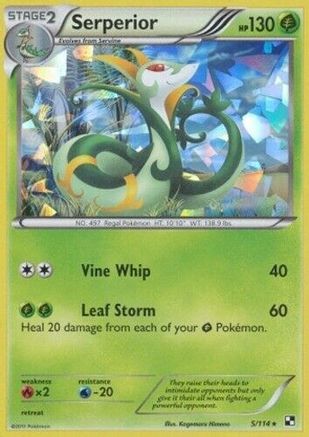 Serperior - 5/114 (Cracked Ice Holo) - Deck Exclusives Holofoil