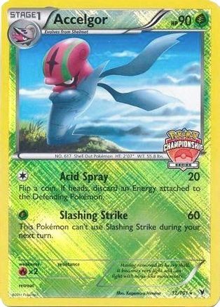 Accelgor - 12/101 (Championship Series) - League & Championship Cards Reverse Holofoil