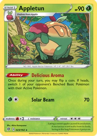 Appletun 23/192 - SWSH02 Rebel Clash Holofoil