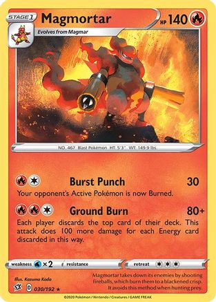 Magmortar 30/192 - SWSH02 Rebel Clash