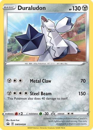Duraludon - SWSH028/307 - SWSH Sword & Shield Promo Cards Holofoil