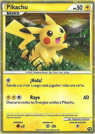 Pikachu (Spanish) PW - Pikachu World Collection Promos Holofoil