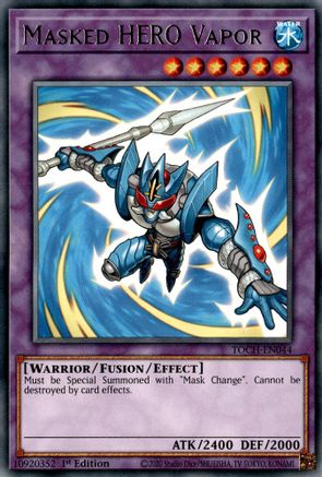 Masked HERO Vapor (TOCH-EN044) - Toon Chaos 1st Edition