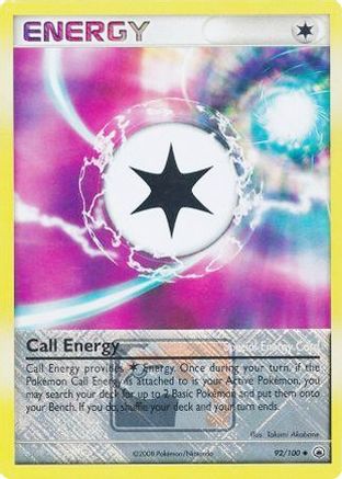 Call Energy - 92/100 (League Promo) - League & Championship Cards Reverse Holofoil