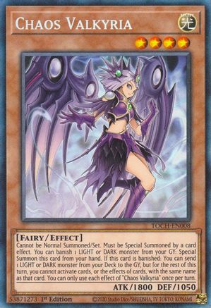 Chaos Valkyria (CR) (TOCH-EN008) - Toon Chaos 1st Edition