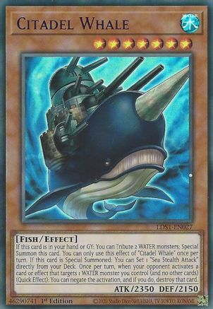 Citadel Whale (Purple) (LDS1-EN027) - Legendary Duelists: Season 1 1st Edition