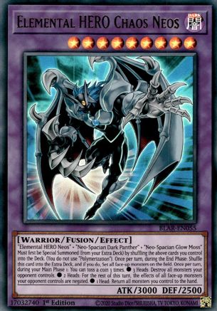 Elemental HERO Chaos Neos (BLAR-EN055) - Battles of Legend: Armageddon 1st Edition