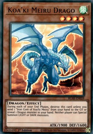 Koa'ki Meiru Drago (BLAR-EN059) - Battles of Legend: Armageddon 1st Edition