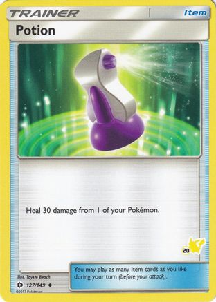 Potion - 127/149 (#20 Pikachu Stamped) - Battle Academy