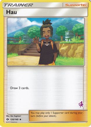 Hau - 120/149 (Mewtwo Stamped) - Battle Academy