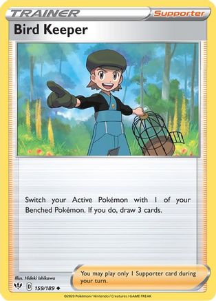 Bird Keeper 159/189 - SWSH03 Darkness Ablaze