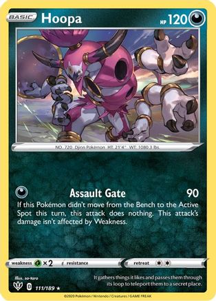 Hoopa 111/189 - SWSH03 Darkness Ablaze