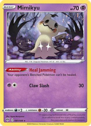 Mimikyu 81/189 - SWSH03 Darkness Ablaze