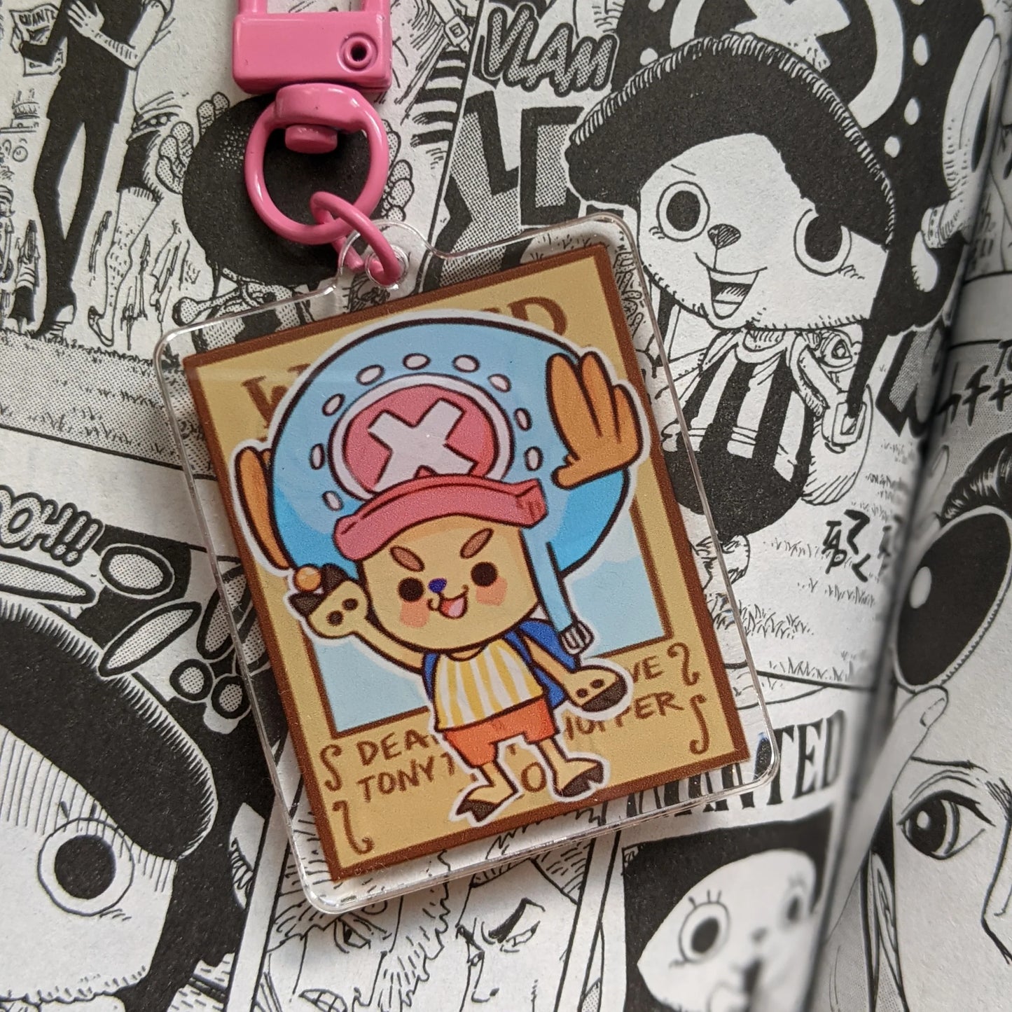 Chopper Acrylic Keychain (Pixelized Panda)