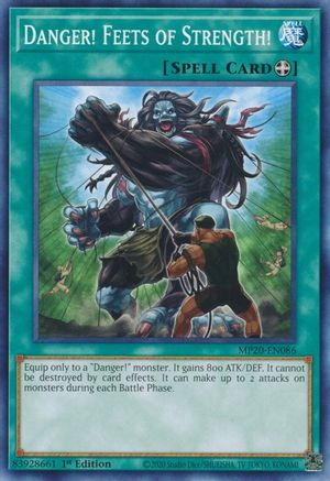 Danger! Feets of Strength! (MP20-EN086) - 2020 Tin of Lost Memories 1st Edition