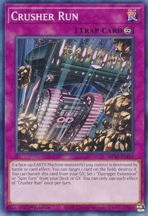 Crusher Run (MP20-EN195) - 2020 Tin of Lost Memories 1st Edition