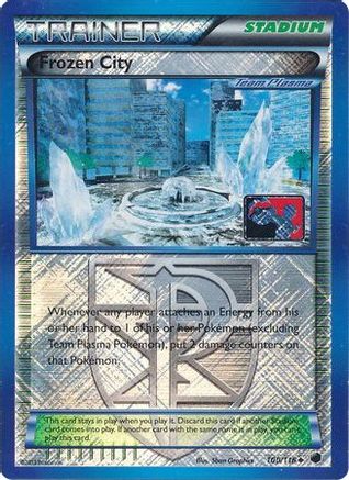 Frozen City (Team Plasma) - 100/116 (League Promo) - League & Championship Cards Reverse Holofoil