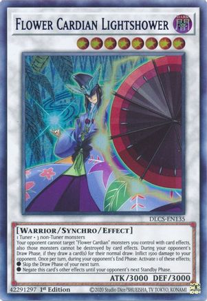 Flower Cardian Lightshower (Blue) (DLCS-EN135) - Dragons of Legend: The Complete Series 1st Edition