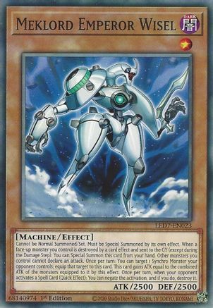 Meklord Emperor Wisel (LED7-EN023) - Legendary Duelists: Rage of Ra 1st Edition