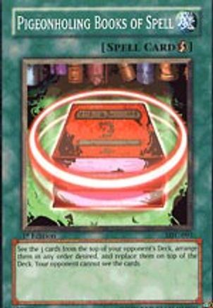 Pigeonholing Books of Spell (MFC-093) - Magician's Force Unlimited