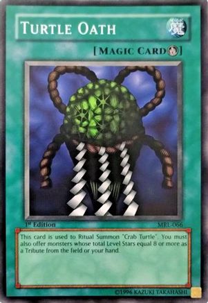 Turtle Oath (MRL-066) - Magic Ruler Unlimited