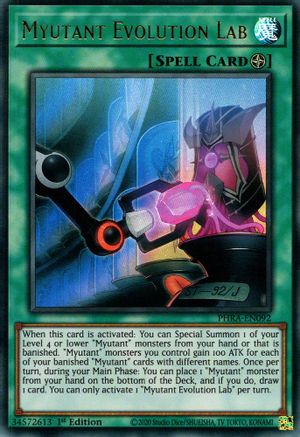 Myutant Evolution Lab (PHRA-EN092) - Phantom Rage 1st Edition