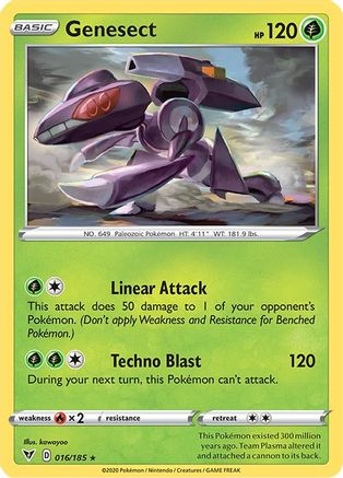Genesect 16/185 - SWSH04 Vivid Voltage