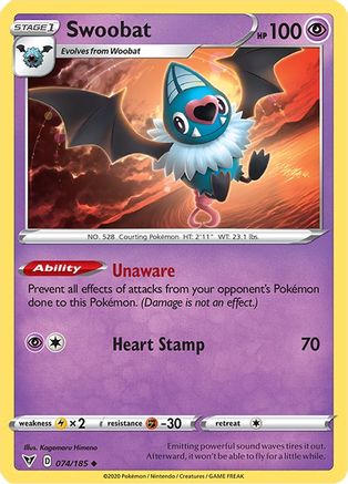 Swoobat 74/185 - SWSH04 Vivid Voltage