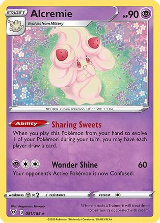 Alcremie 81/185 - SWSH04 Vivid Voltage