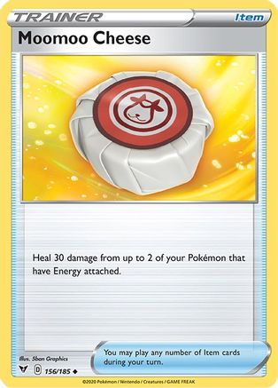 Moomoo Cheese 156/185 - SWSH04 Vivid Voltage Reverse Holofoil