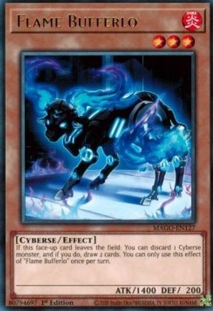 Flame Bufferlo (MAGO-EN127) - Maximum Gold 1st Edition