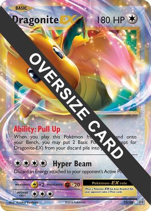 Dragonite EX - 72/108 - Jumbo Cards Holofoil