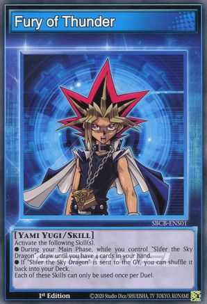 Fury of Thunder (SBCB-ENS01) - Speed Duel: Battle City Box 1st Edition