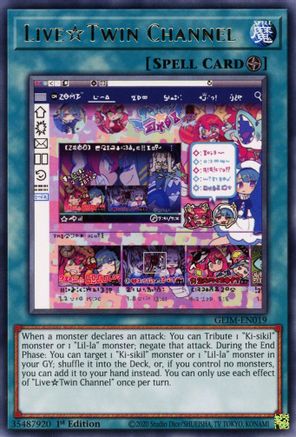 Live Twin Channel (GEIM-EN019) - Genesis Impact 1st Edition