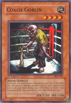 Coach Goblin (IOC-015) - Invasion of Chaos 1st Edition