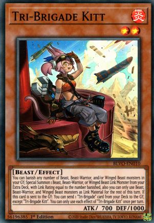 Tri-Brigade Kitt (BLVO-EN010) - Blazing Vortex 1st Edition