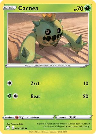 Cacnea 4/163 - SWSH05 Battle Styles