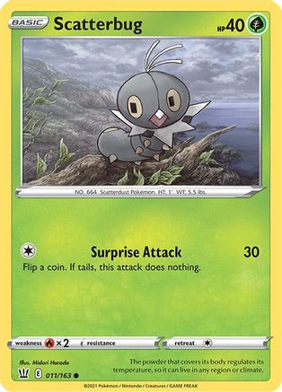 Scatterbug 11/163 - SWSH05 Battle Styles