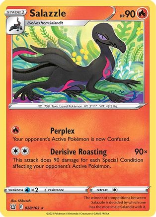 Salazzle 28/163 - SWSH05 Battle Styles