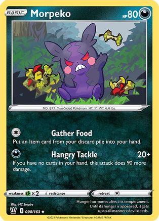 Morpeko 98/163 - SWSH05 Battle Styles Reverse Holofoil