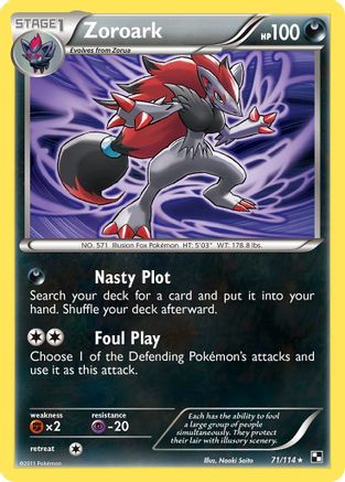 Zoroark - 71/114 - Deck Exclusives