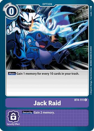 Jack Raid (BT4-111) - Great Legend