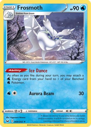 Frosmoth - 064/202 (Non-Holo) - Deck Exclusives