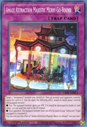 Amaze Attraction Majestic Merry-Go-Round (LIOV-EN073) - Lightning Overdrive 1st Edition