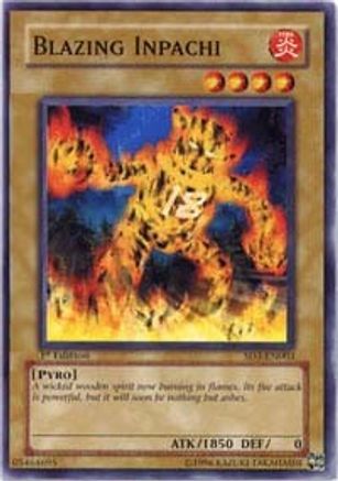 Blazing Inpachi (SD3-EN003) - Structure Deck: Blaze of Destruction 1st Edition